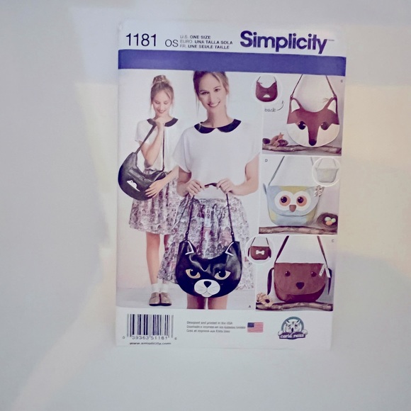 Simplicity Pattern 1181 - Bags - Picture 1 of 6